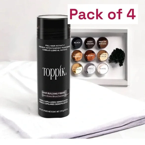 Toppik  Hair Building Fibers set of 4 closet clearance sale 27.5gr each - Picture 2 of 11